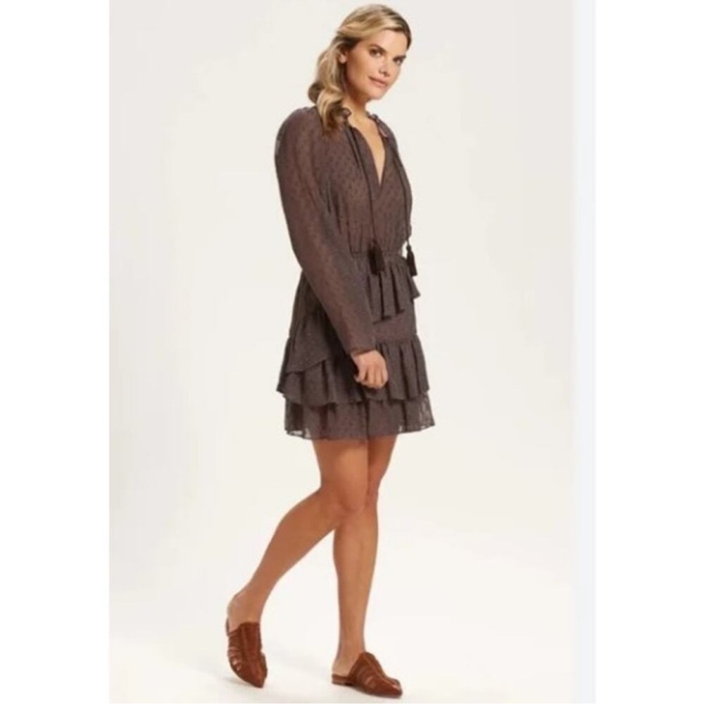 Marie Oliver Charley silk dress Fig XS $328